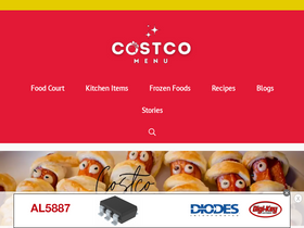 'costcomenu.com' screenshot