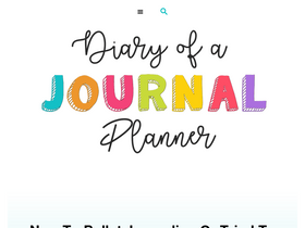 'diaryofajournalplanner.com' screenshot