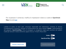 'arpalombardia.it' screenshot