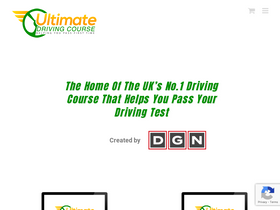 'ultimatedrivingcourse.com' screenshot