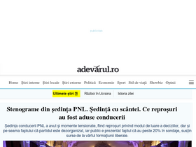 'adevarul.ro' screenshot