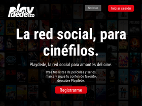 'playdede.nu' screenshot