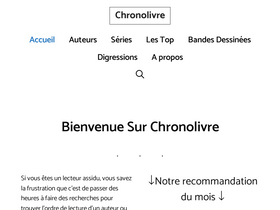 'chronolivre.com' screenshot