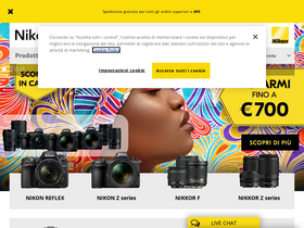 'nikonstore.it' screenshot
