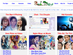 'quehuong.org' screenshot