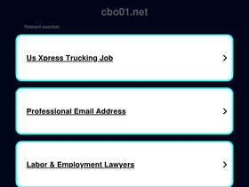 cbo01 Traffic Analytics Ranking Stats Tech Stack Similarweb