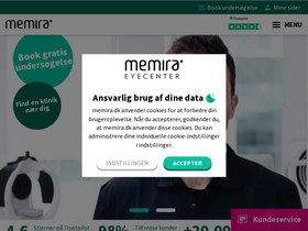 'memira.dk' screenshot