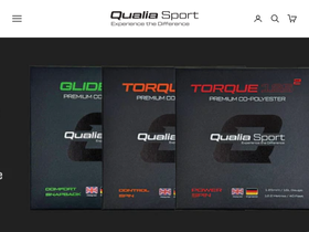 qualiasport.com homepage screenshot