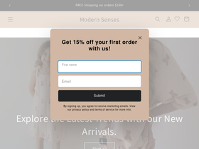 modsenses.com homepage screenshot
