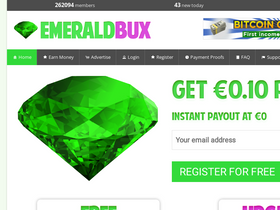 'emeraldbux.com' screenshot
