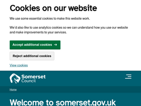 'somerset.gov.uk' screenshot