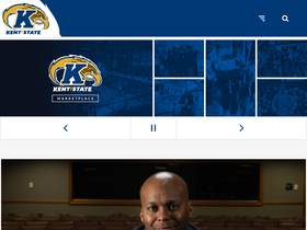 'kentstatesports.com' screenshot