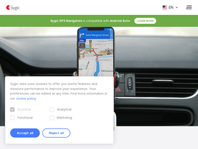 'sygic.com' screenshot