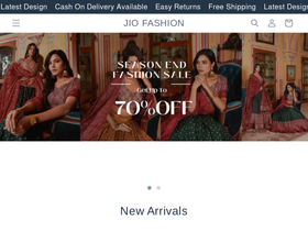 jiofashion.in homepage screenshot