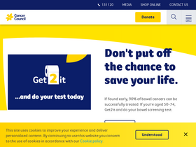 'cancer.org.au' screenshot