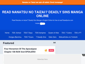 'read7deadlysins.com' screenshot