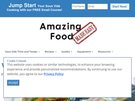 'amazingfoodmadeeasy.com' screenshot