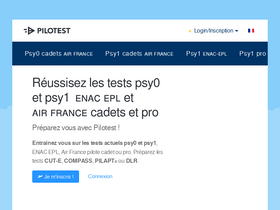 'pilotest.com' screenshot