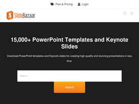 'slidebazaar.com' screenshot