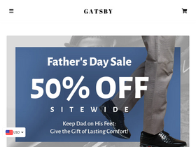 'gatsbyshoes.co' screenshot