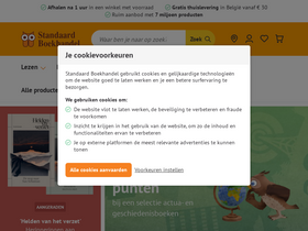 'standaardboekhandel.be' screenshot