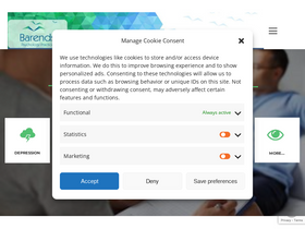 'barendspsychology.com' screenshot