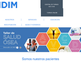 'idim.com.ar' screenshot