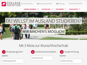 'college-contact.com' screenshot