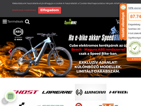 'speedbike.hu' screenshot