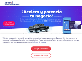 'sodexo.cl' screenshot