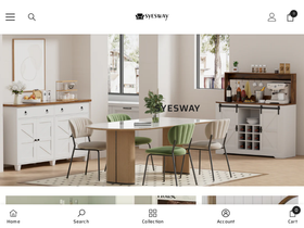 shopsyesway.com homepage screenshot