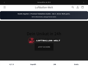 Luftballon-Welt website screenshot