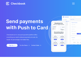 'checkbook.io' screenshot