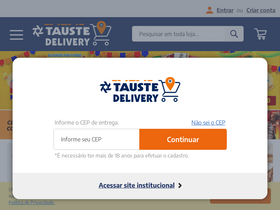 'tauste.com.br' screenshot