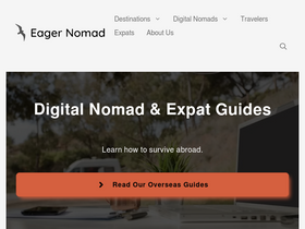 'eagernomad.com' screenshot