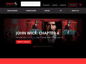 cinema1.ca homepage screenshot