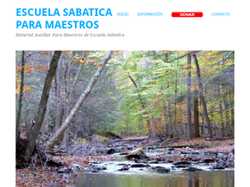 'escuelasabaticamaestros.com' screenshot