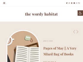 'thewordyhabitat.com' screenshot