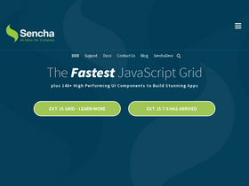 'sencha.com' screenshot