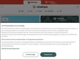 'reisetopia.de' screenshot