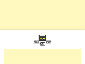 'threecatspace.com' screenshot