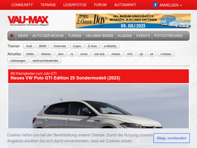 'vau-max.de' screenshot