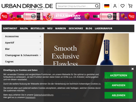 'urban-drinks.de' screenshot