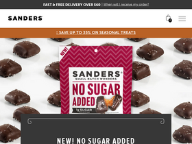 'sanderscandy.com' screenshot