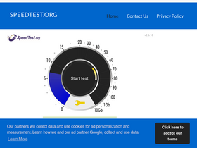 'speedtest.org' screenshot