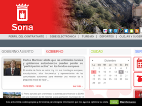 'soria.es' screenshot