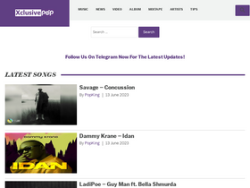 'xclusivepop.com' screenshot