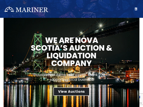 'marinerauctions.com' screenshot