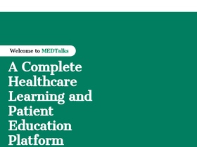 'medtalks.in' screenshot