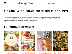 'thisfarmgirlcooks.com' screenshot